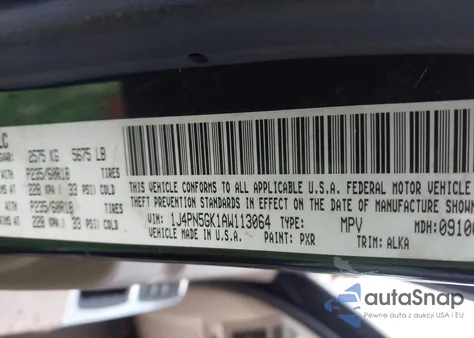 2010 Jeep Liberty Limited from USA, damaged, VIN 1J4PN5GK1AW113064